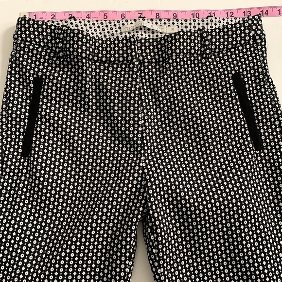 Mosaic & Co. Black and White Print Skinny Pants - Picture 4 of 12